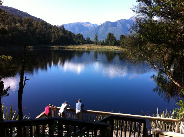 Lake Matheson Jetty viewpoint Lake Matheson Jetty viewpoint