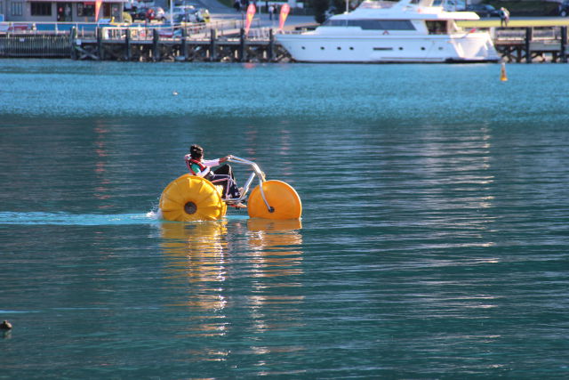 Lake Wakatipu water bike Lake Wakatipu water bike
