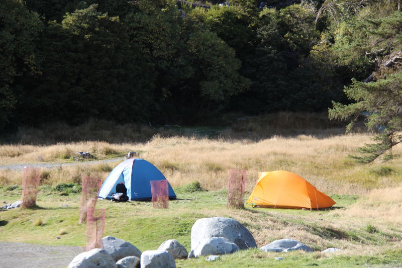 Camping in Aoraki Mount Cook National Park Camping in Aoraki Mount Cook National Park