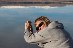 Photographing Lake Pukaki