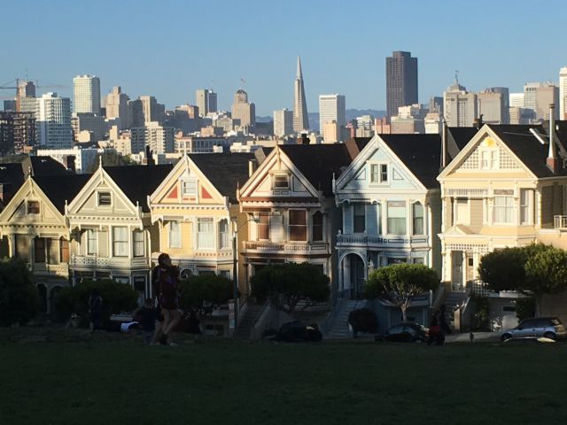 San Francisco sightseeing: Alamo Square