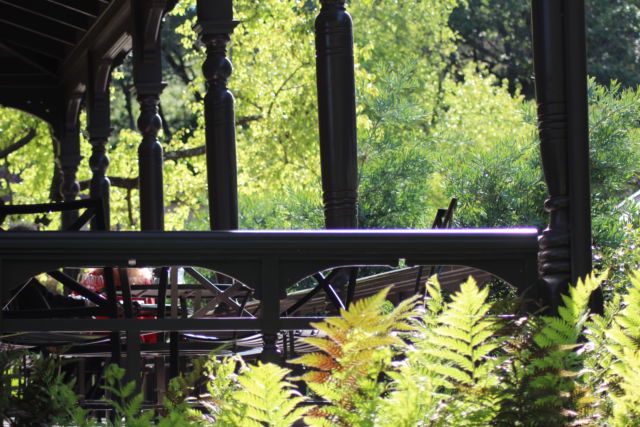 Napa Valley day trip Beringer Vineyards porch Beringer Vineyards porch