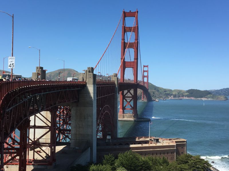 Golden Gate and Fort Point Day trip to Muir Woods redwood forest, Golden Gate