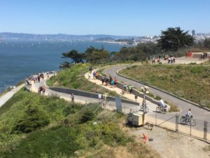Golden Gate Bridge walking track