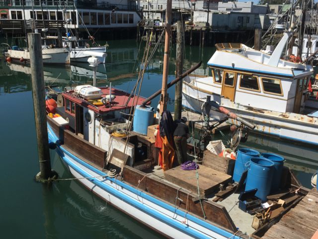 San Francisco Fisherman's Wharf fishing boats