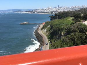 San Francisco from Golden Gate Bridge