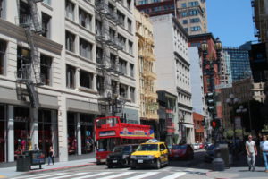San Fransisco city tour bus