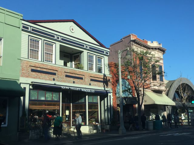 Sausalito main street Sausalito main street