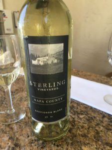 Sterling Winery sauvignon blanc, Napa Valley Sterling Winery sauvignon blanc