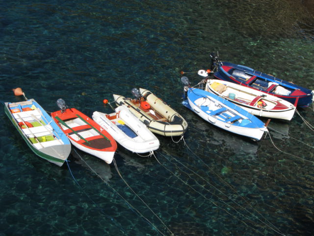 Cinque Terre boats