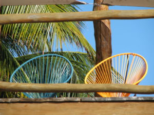 Routes and Trips beach chairs