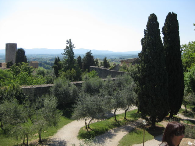 Tuscany Scenic Drive, San Gimignano Toscana Scenic Drive, San Gimignano hill view