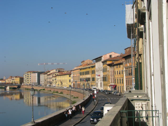 Tuscany scenic drive Arno river Tuscany scenic drive Pisa