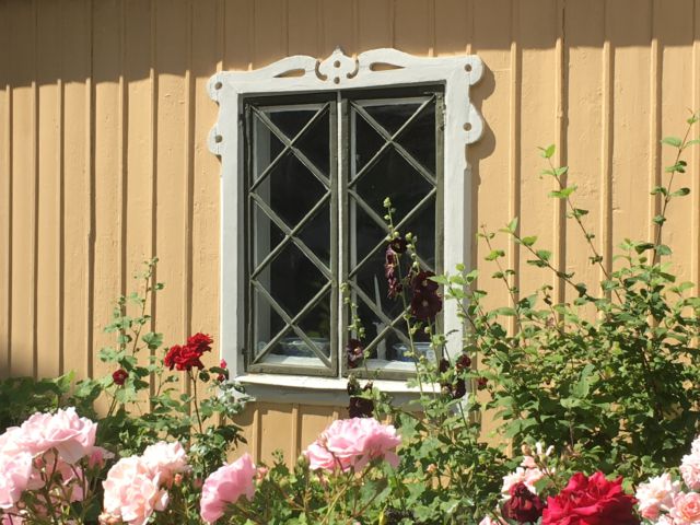 Djurgården house window, Stockholm
