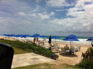 Porto de Galinhas beach chairs