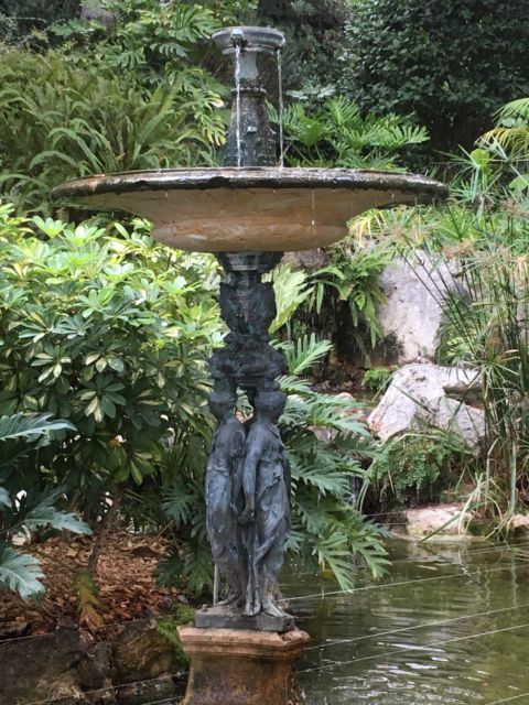 Jardins St-Martin fountain Monaco-Ville