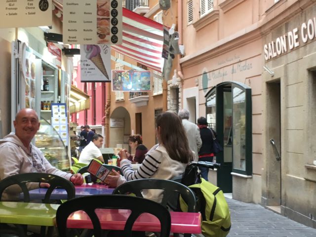 A Monaco-Ville Cafe A Monaco-Ville cafe