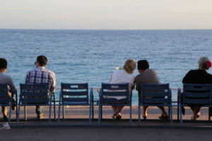 Nice in one day, chairs on Promenade des Anglais