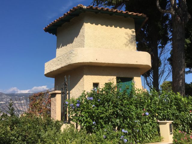 Cap-Ferrat villa tower Walk around Cap-Ferrat villa tower