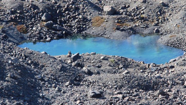 Blue Lakes and Tasman Glacier Lake Walk,: blue lake Blue Lakes and Tasman Glacier Lake Walk,: blue lake