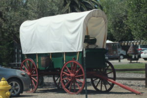Los Olivos California horse wagon