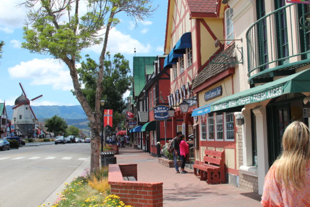 Solvang California Danish town Solvang street view