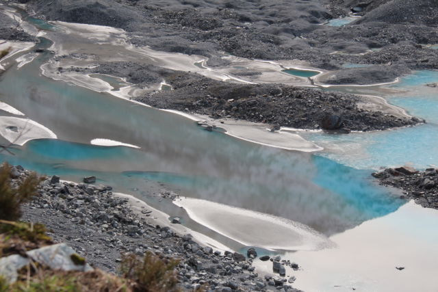 Mount Cook National Park Mueller Lake The turquoise Mueller Lake Aoraki Mount Cook