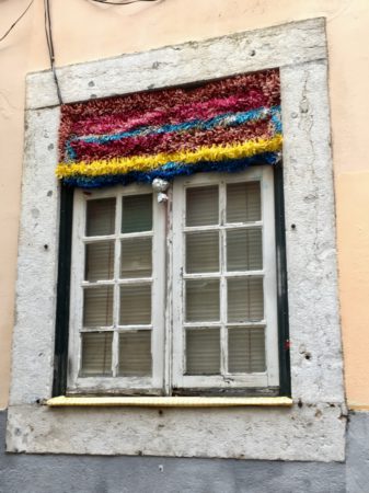 Bairro Alto window Lisbon