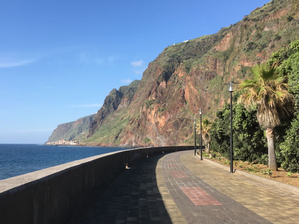 Jardim do Mar beach boulevard Jardim do Mar beach boulevard