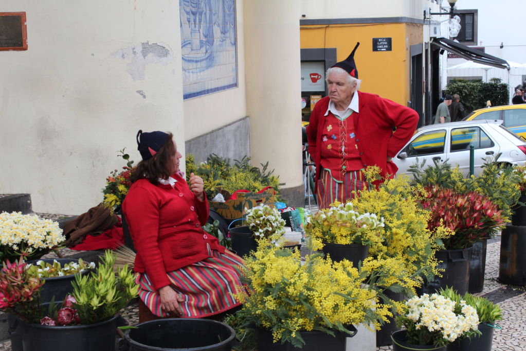 Mercado dos Lavradores flower sellers Mercado dos Lavradores flower sellers