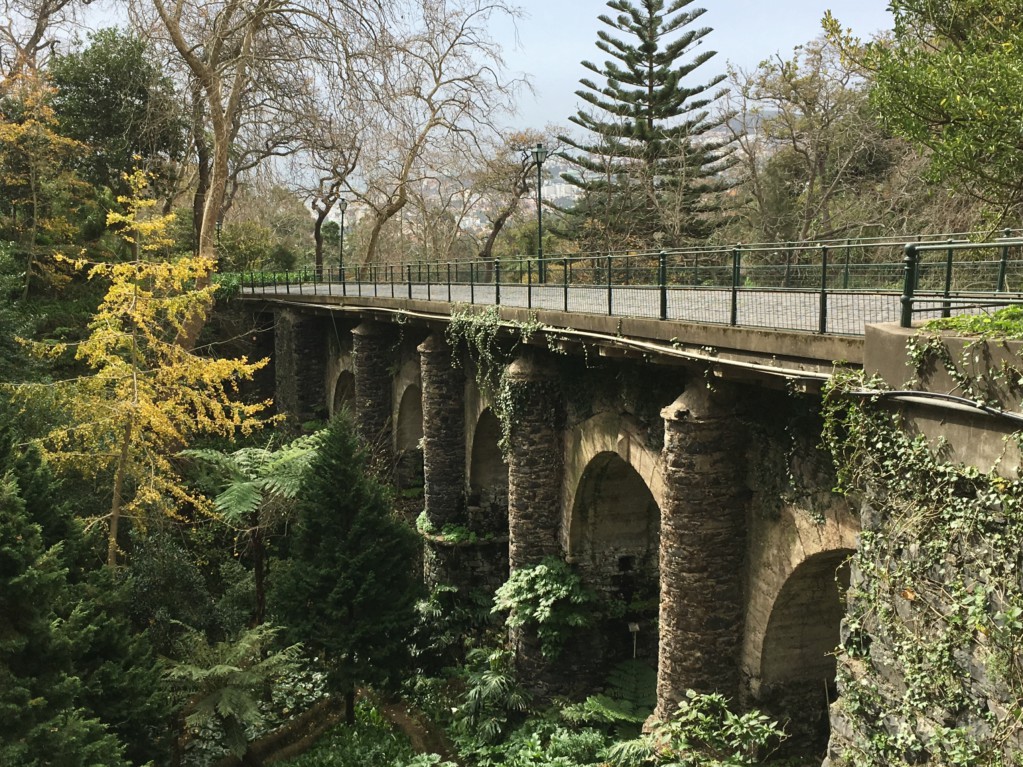 Old railway bridge in Monte, Madeira Old railway bridge in Monte, Madeira