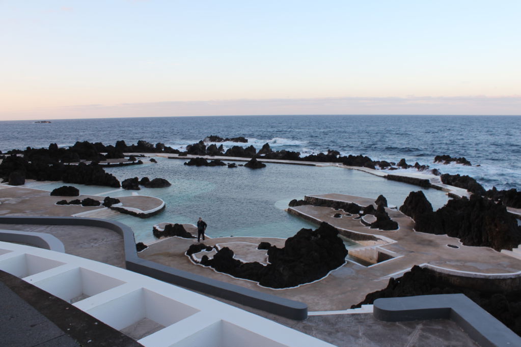 Natural rock pools of Porto Moniz Driving in Madeira, Porto Moniz natural swimming pools
