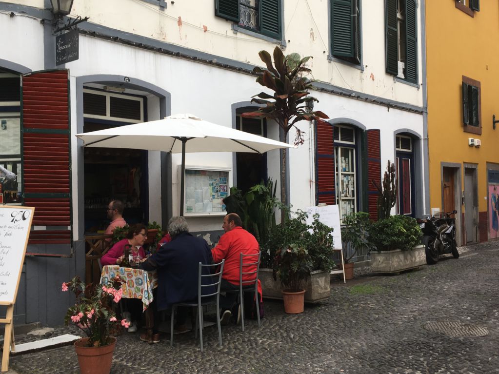 Funchal Old Town restaurant Rua de Santa Maria restaurant street