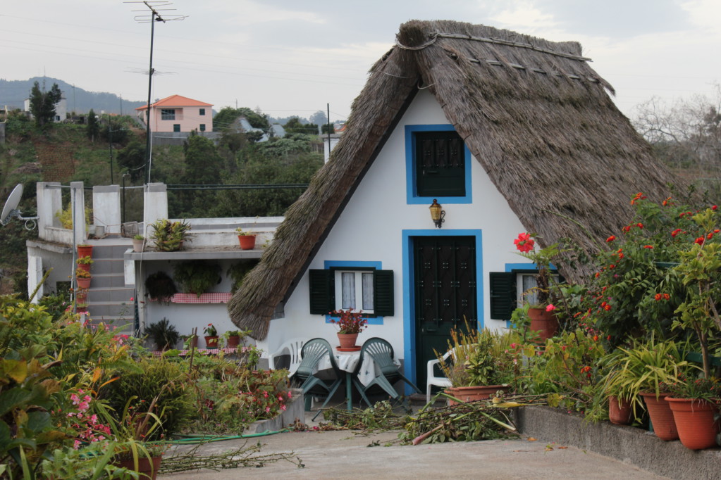 Traditional Santana house Santana triangular house Madeira