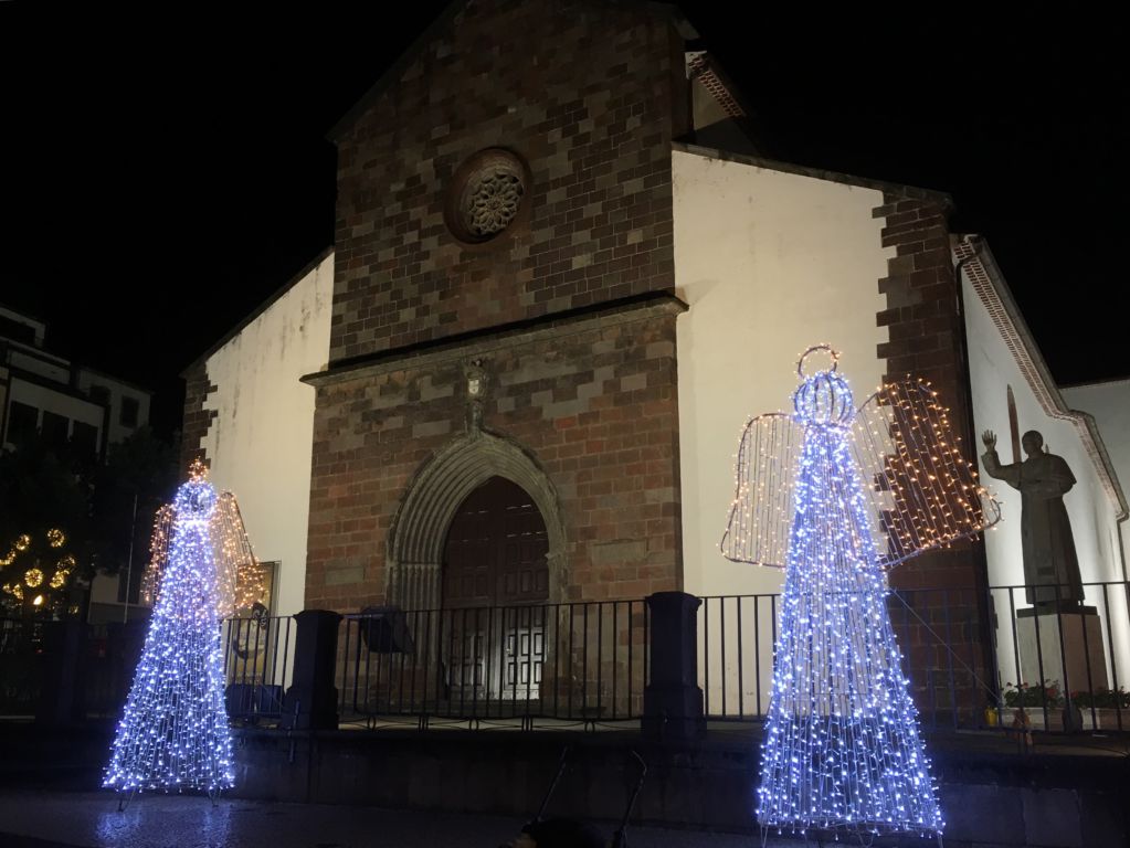 Funchal evening lights Sé Funchal evening lights