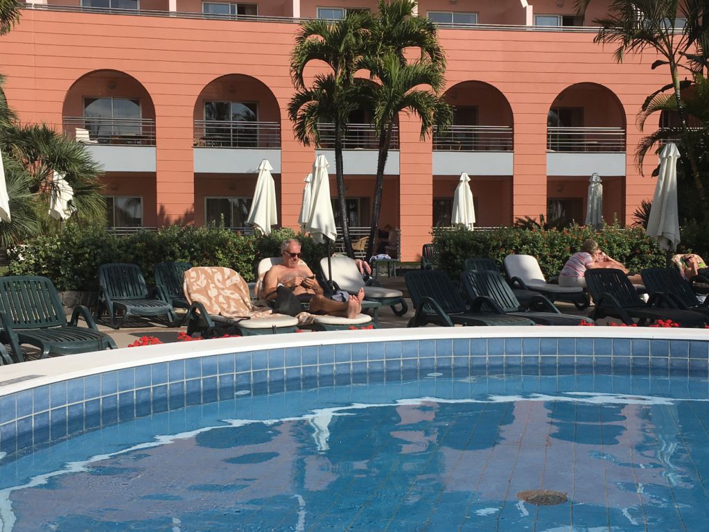 Funchal hotel pool Sunbathing in Funchal