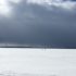 Winter in Finland, walking on the lake