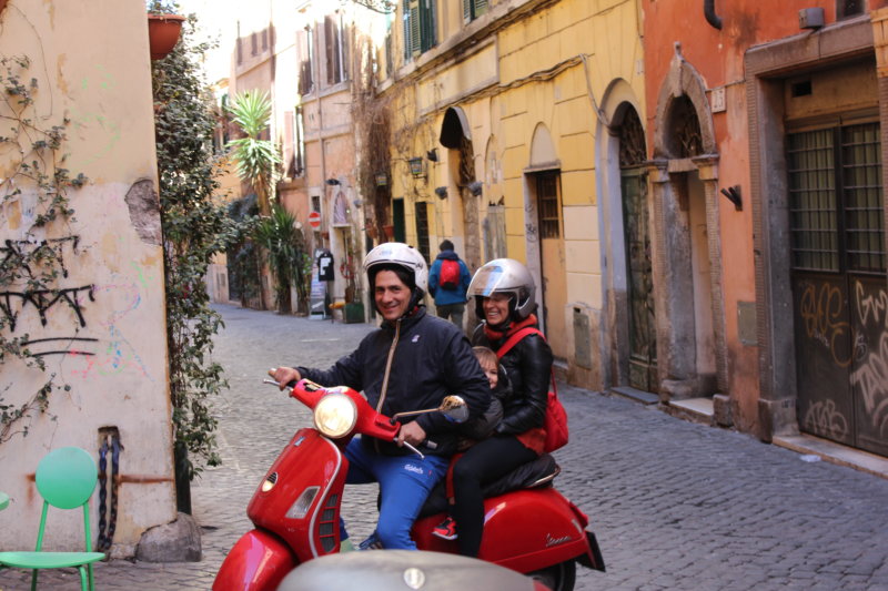 A Rome scooter A Rome weekend on a scooter