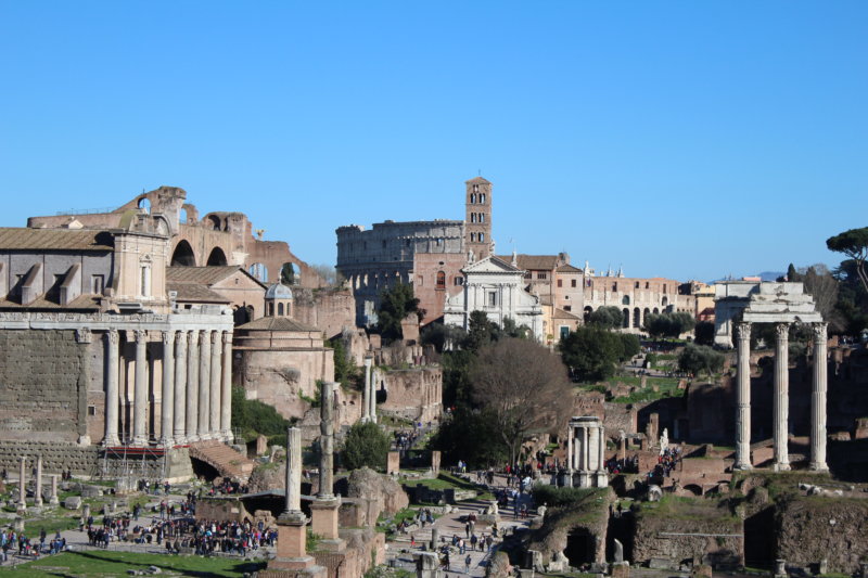 Forum Romanum, Rome Forum Romanum and Colosseum, Rome