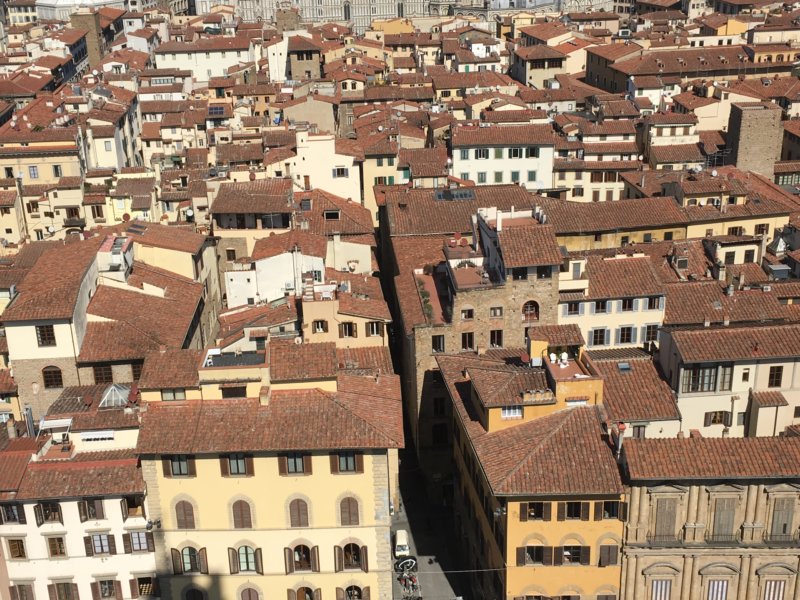 Florence old town roofs Florence old town roofs