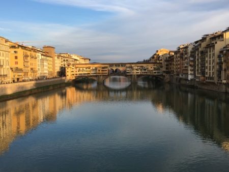 Ponte Vecchio and river Arno