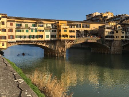Ponte Vecchio from the riverbank