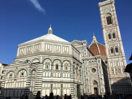 The Duomo of Florence and the Baptistry