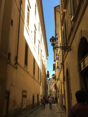 Walking in Florence old town