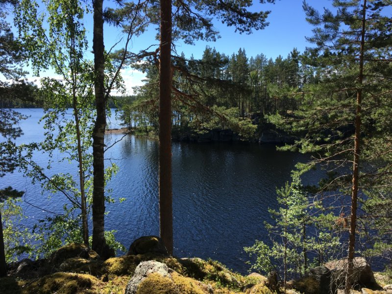 Loukkuvuori trail at Enonranta, Southern Konnevesi Loukkuvuori trail at Enonranta, Southern Konnevesi National Park