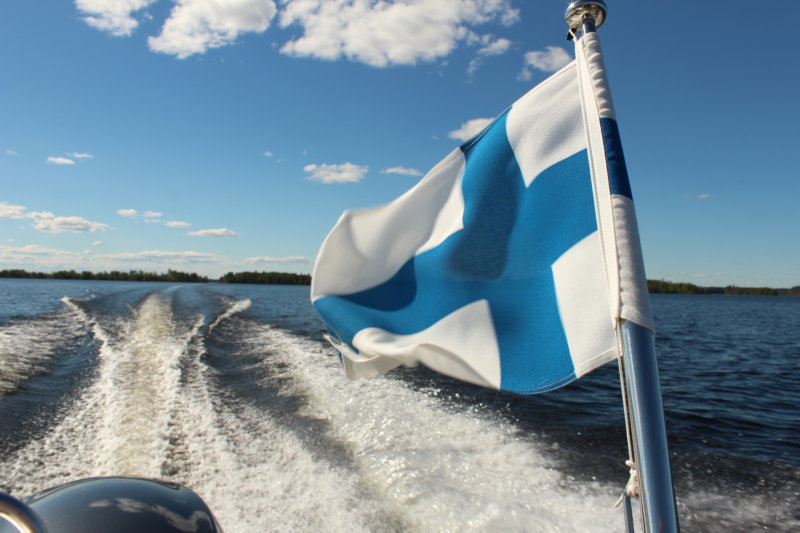 Boating in Southern Konnevesi National Park Southern Konnevesi National Park by boat