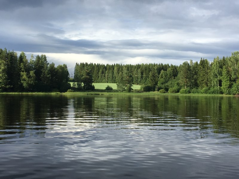 Mustalahti bay, Virrat, Lake Näsijärvi Mustalahti bay, Virrat, Lake Näsijärvi