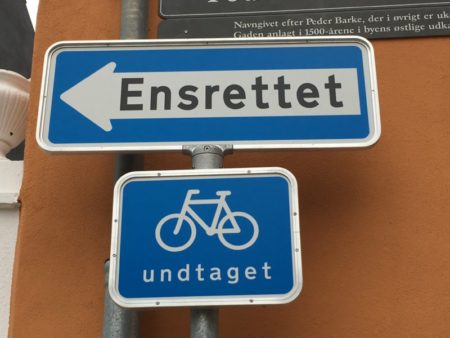 Danish road signs