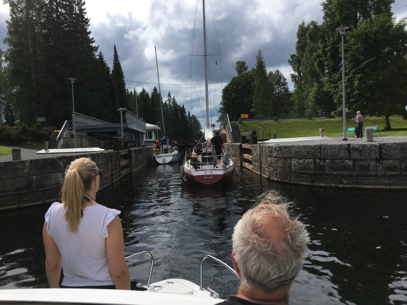 Entering the Murole canal Entering the Murole canal