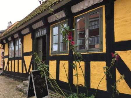 Half-timbered Saeby house